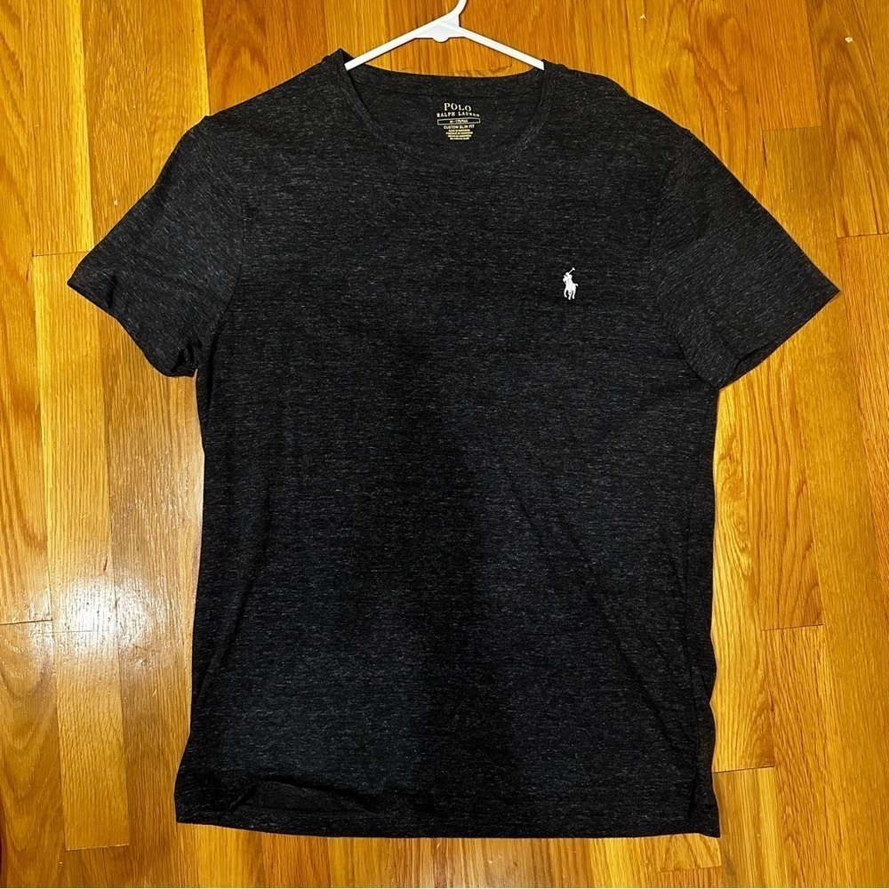 Polo Ralph Lauren Men Custom Slim Fit Dark Gray T-shirt Size M